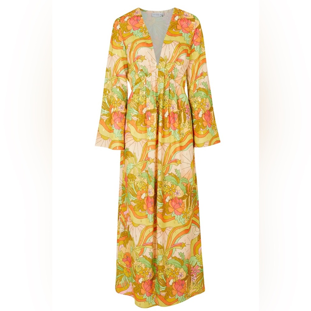 NWOT Never Fully Dressed Floral Maxi Dress -  Sunset Tropics Angie Dress